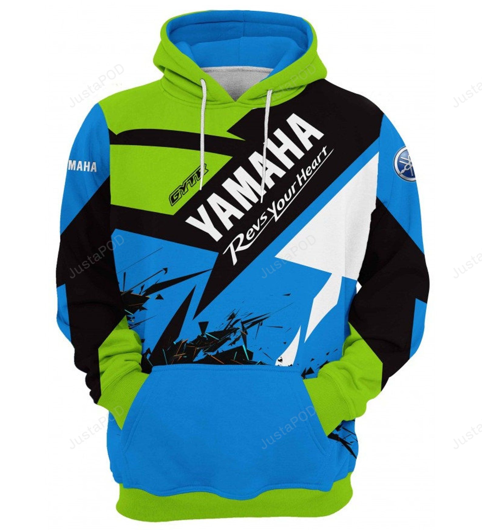 Yamaha Racing 3d All Over Print Hoodie Zip-up Hoodie-trungten-y8gcm