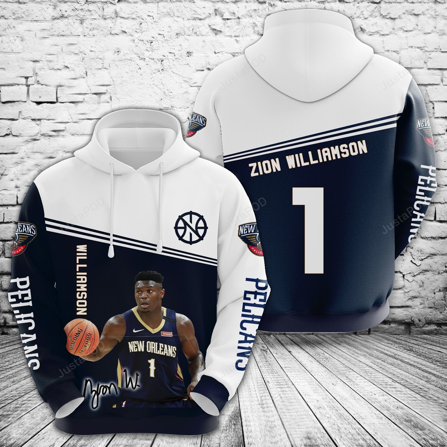 Zion Williamson New Orleans Pelicans Men And Women 3d Full Printed Hoodie