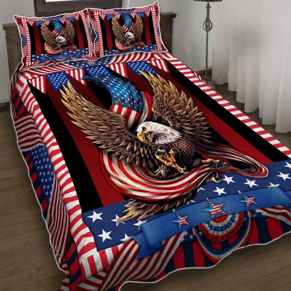 American Eagle Quilt Bedding Set-kiphl