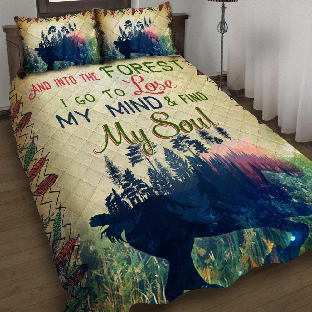 And Into The Forest I Go To Lose My Mind And Find My Soul Quilt Bet Set