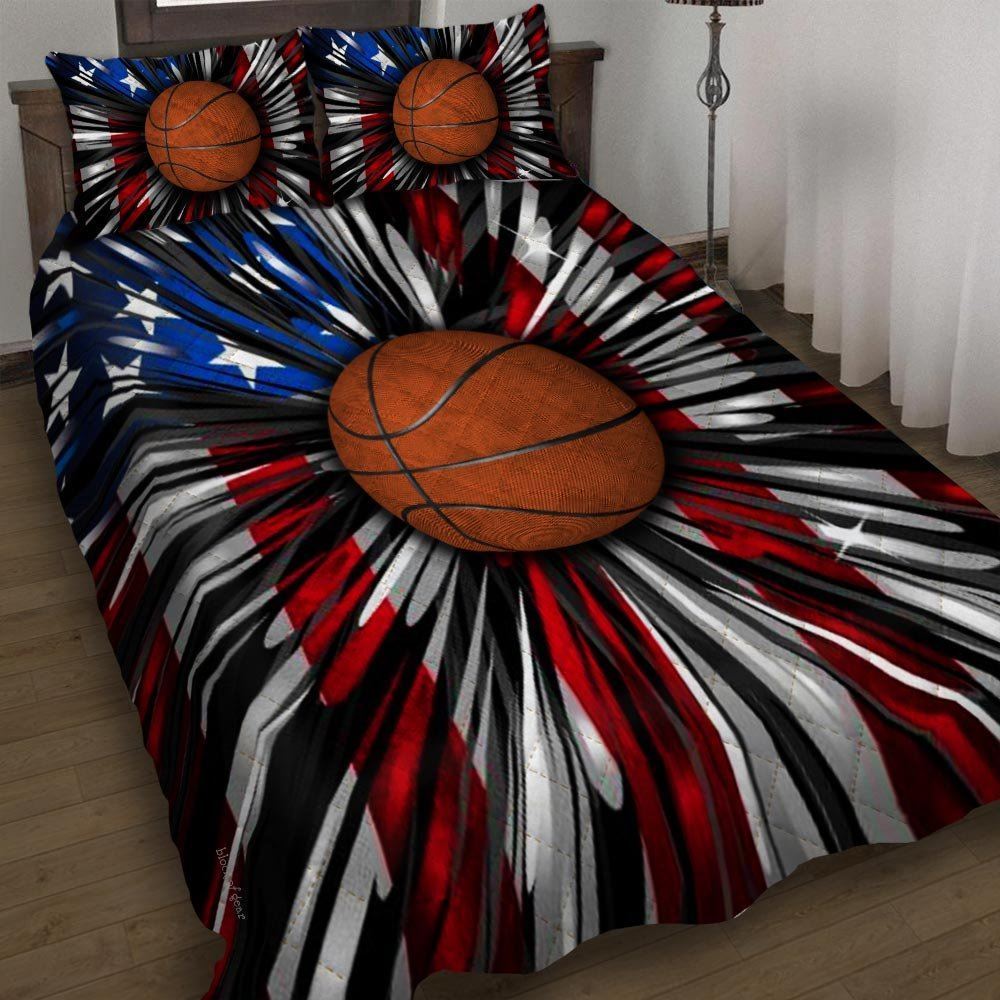 Basketball Quilt Bedding Set