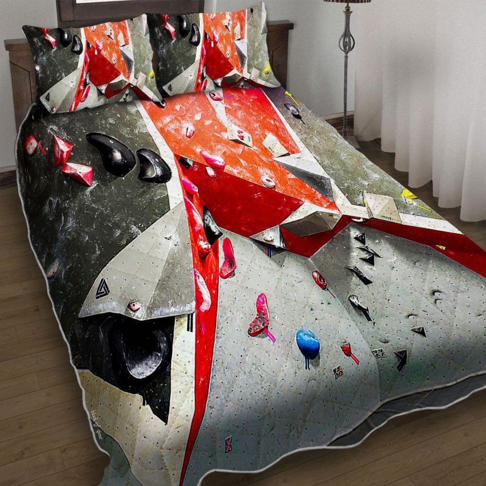 Bouldering Climbing Quilt Bedding Set