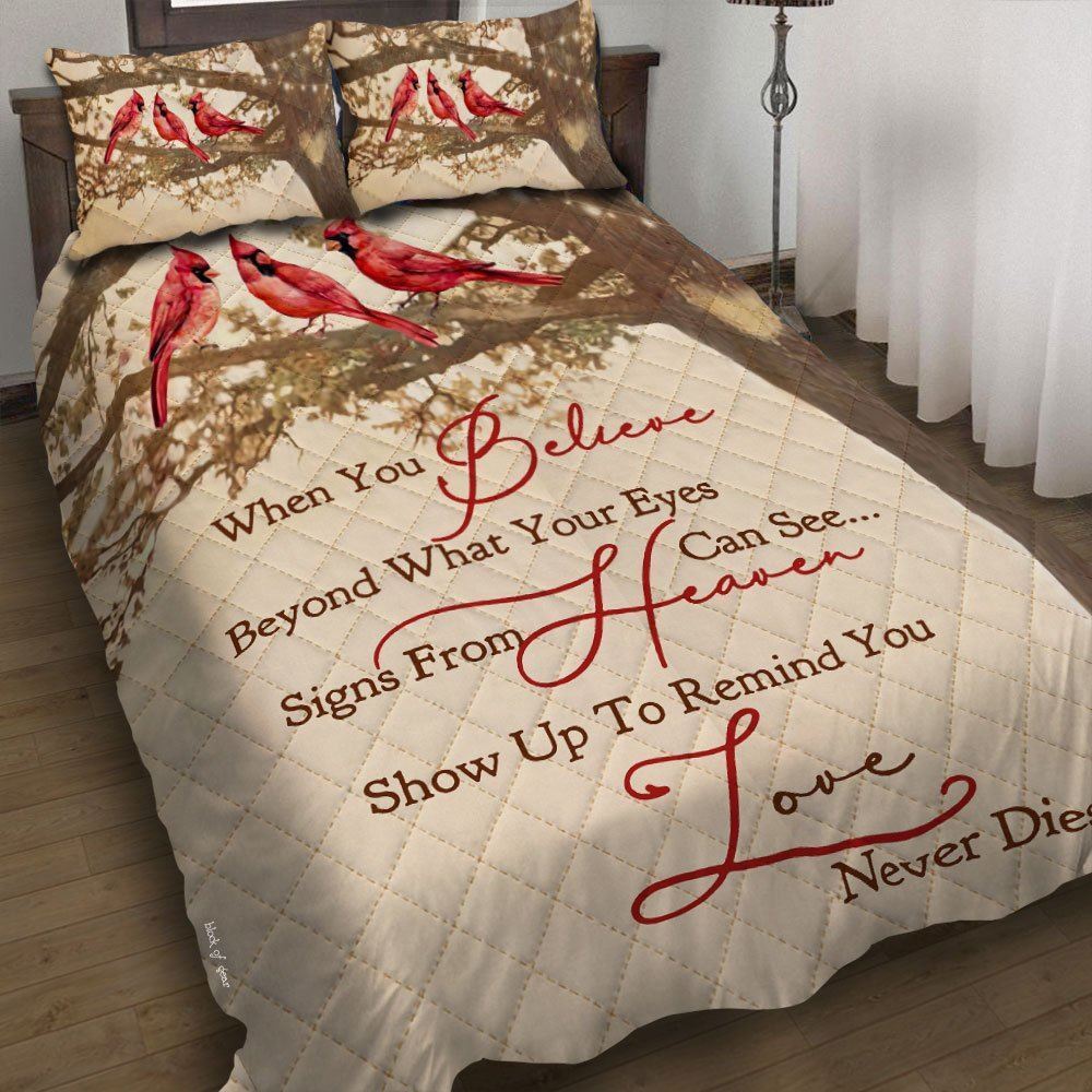 Cardinal Quilt Bedding Set