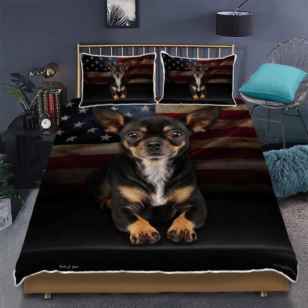 Chihuahua Quilt Bedding Set