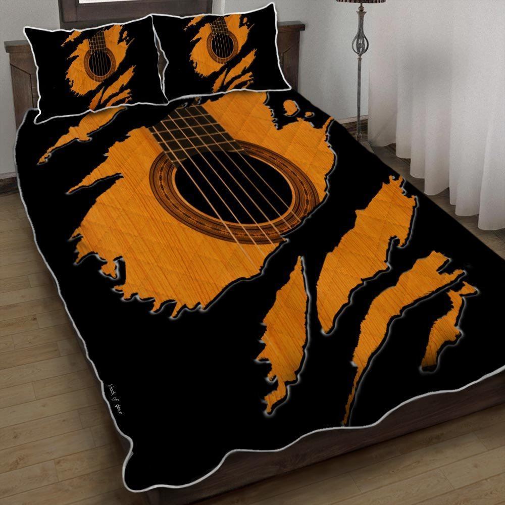 Classic Guitar Quilt Bedding Set