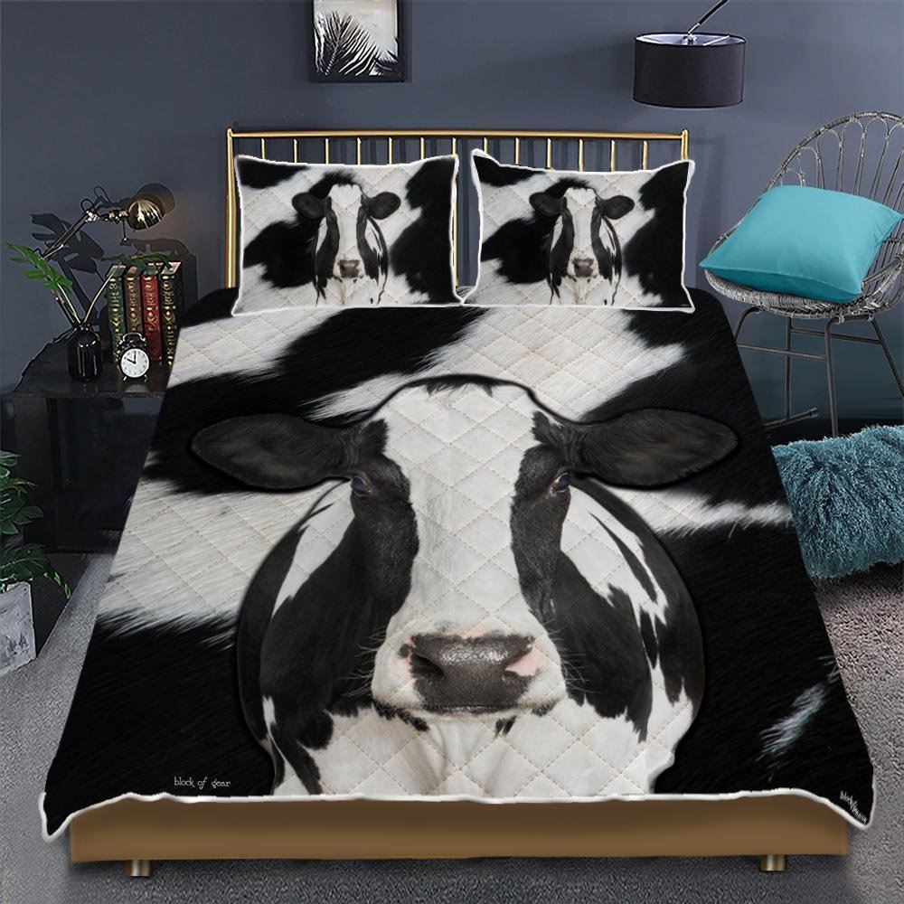 Dairy Cattle Quilt Bedding Set