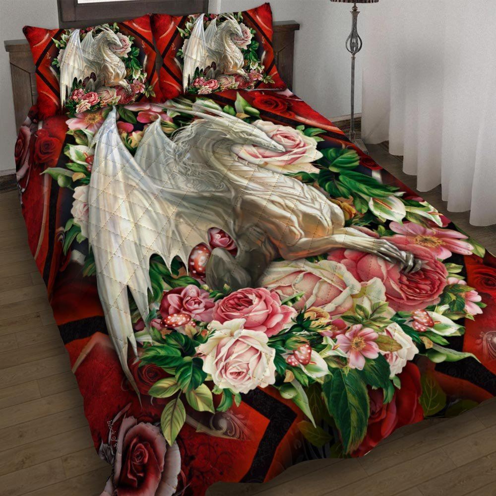 Dragon Quilt Bedding Set-iwzit