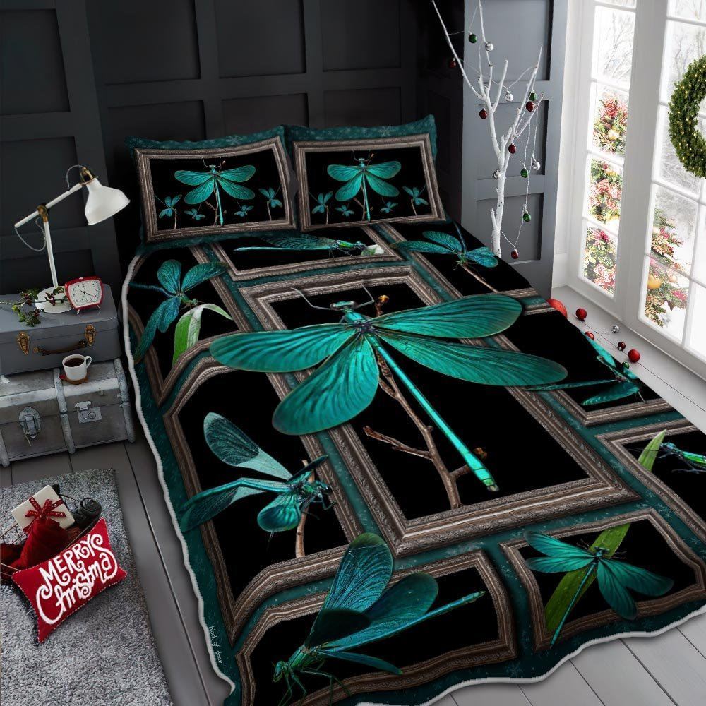 Dragonfly Quilt Bedding Set-ifcxg