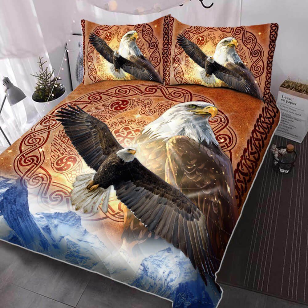 Eagle Celtic Quilt Bedding Set Nnt213qs