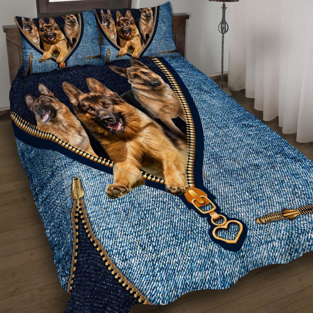 German Shepherd Quilt Bedding Set-n6bas