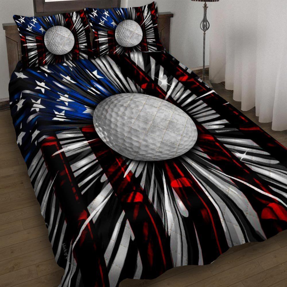 Golf Quilt Bedding Set