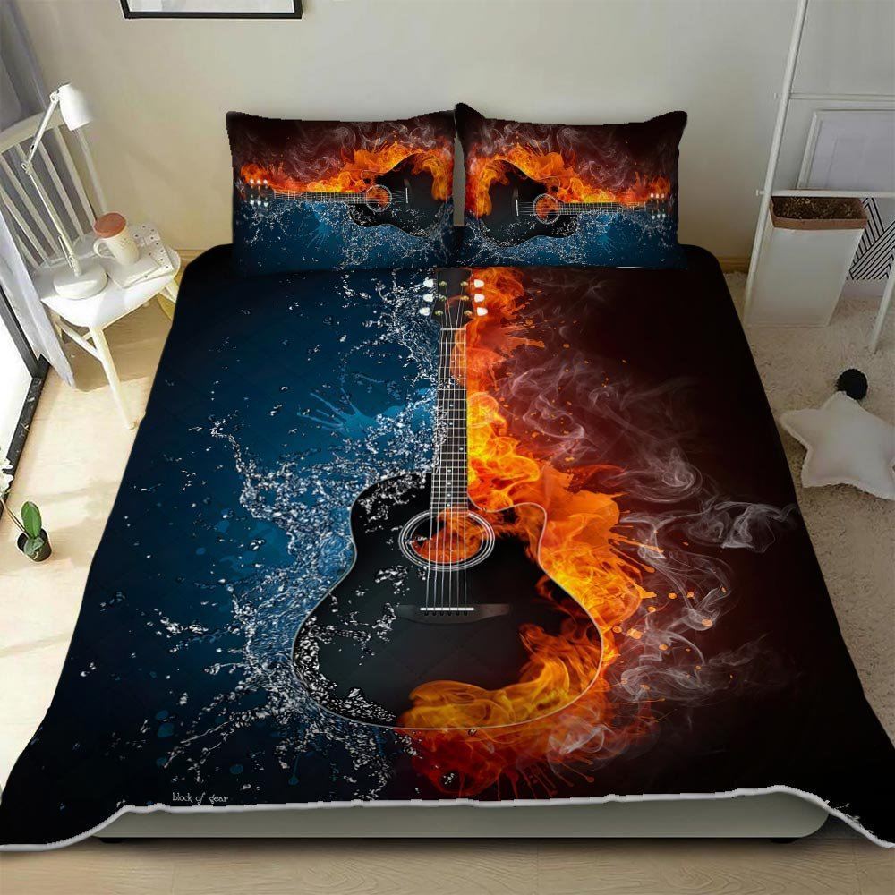 Guitar Quilt Bedding Set-rfkqz