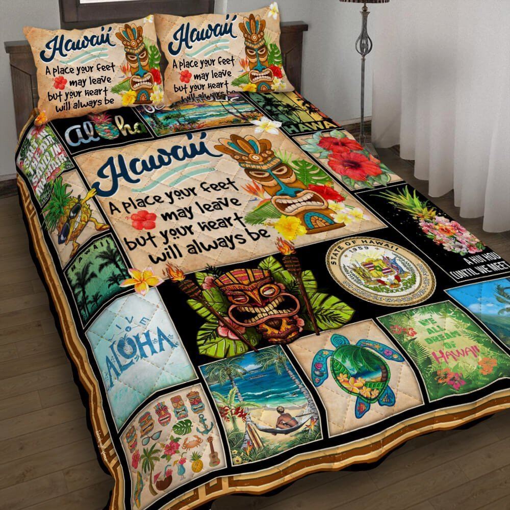 Hawaii Quilt Bedding Set