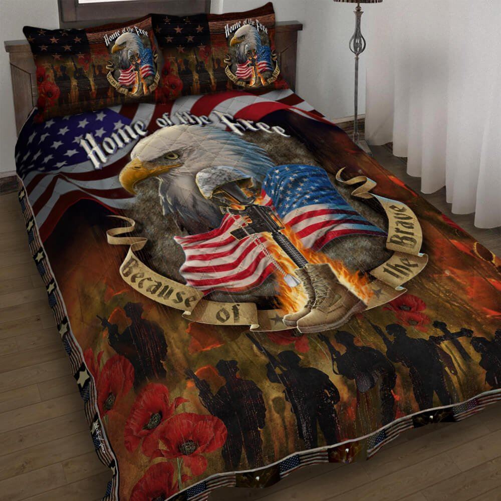 Home Of The Free Quilt Bedding Set-aq1xe