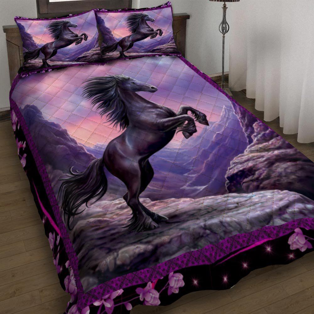 Horse Quilt Bedding Set-45hm5