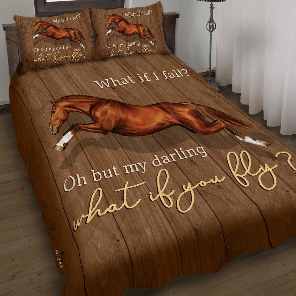 Horse Quilt Bedding Set-9cx2s