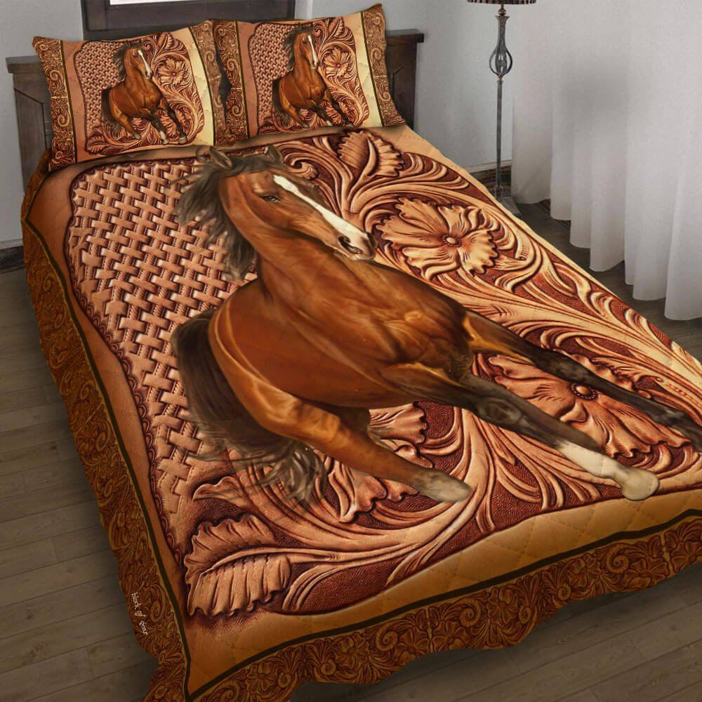 Horse Quilt Bedding Set-eh8hd