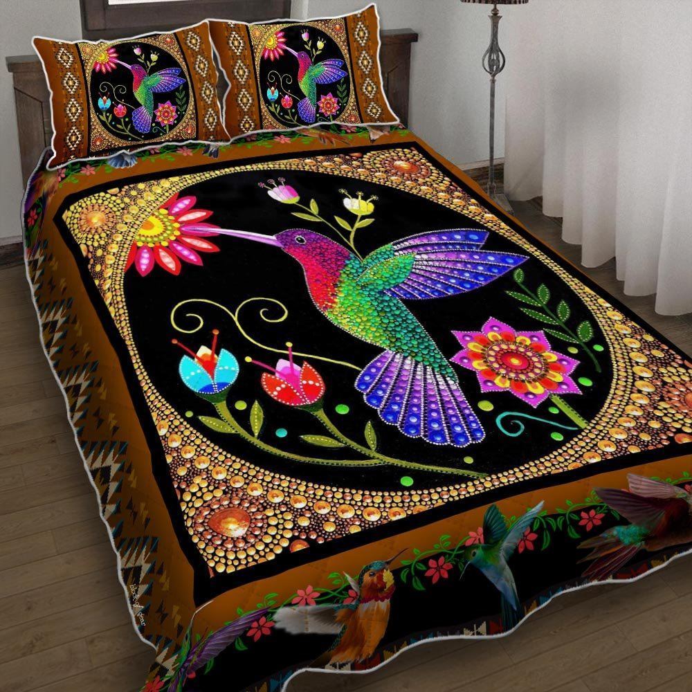 Hummingbird Quilt Bedding Set-aekna