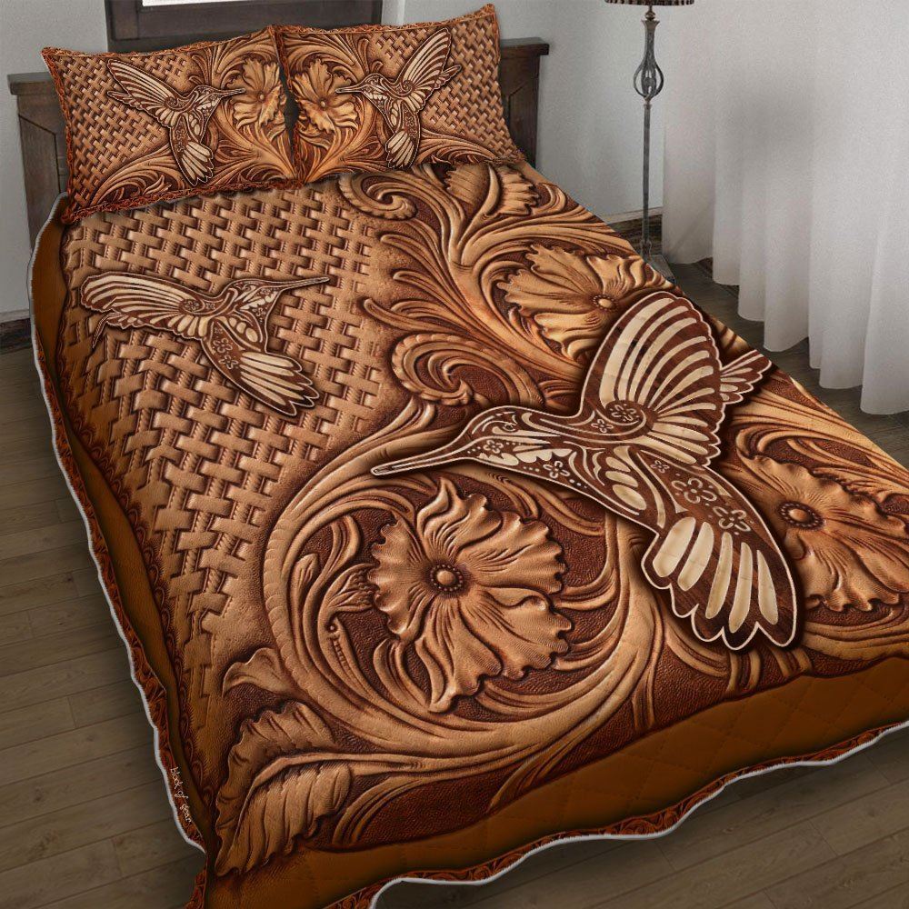 Hummingbird Quilt Bedding Set-ptpbi