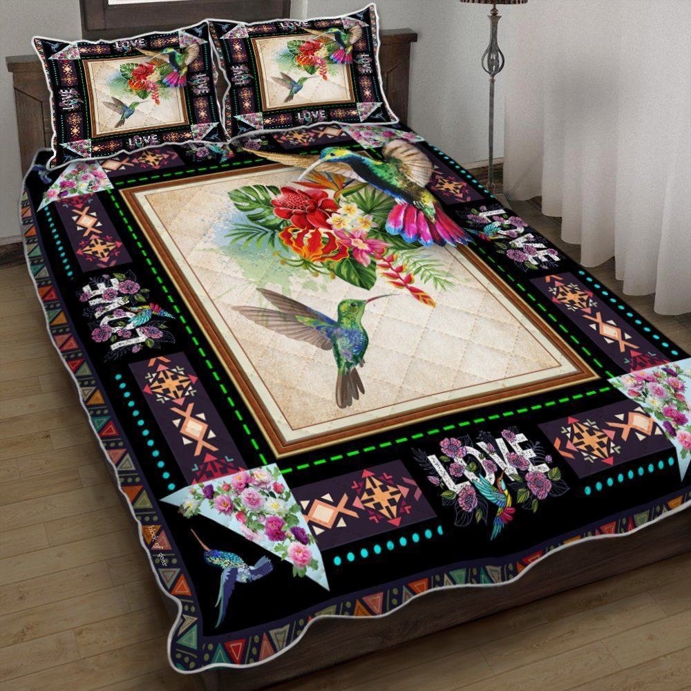 Hummingbird Quilt Bedding Set Thh428qs