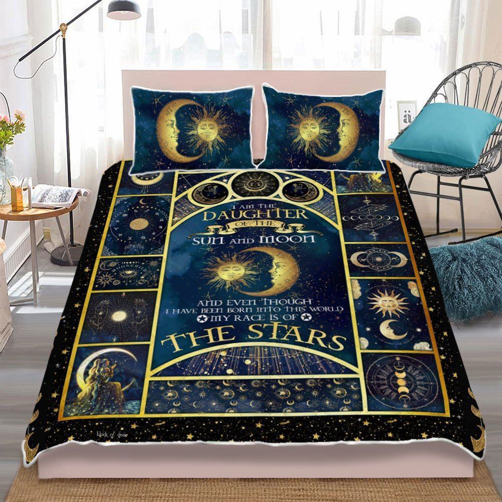 I Am Daughter Of The Sun And Moon Quilt Bedding Set