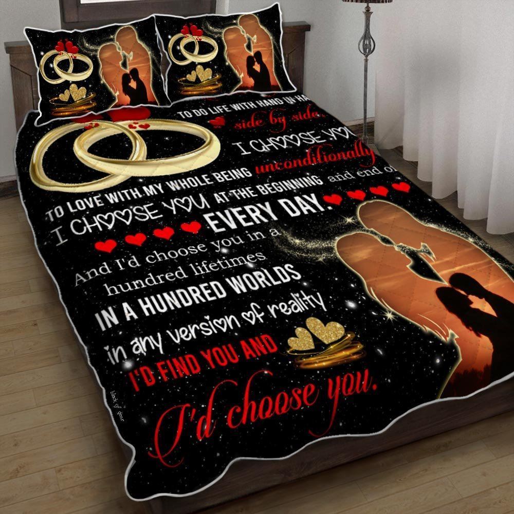 Id Choose You In A Hundred Lifetimes Quilt Bedding Set