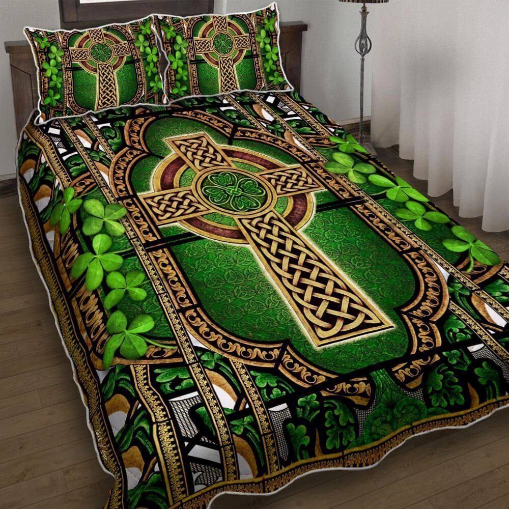 Irish Celtic Knot Quilt Bedding Set