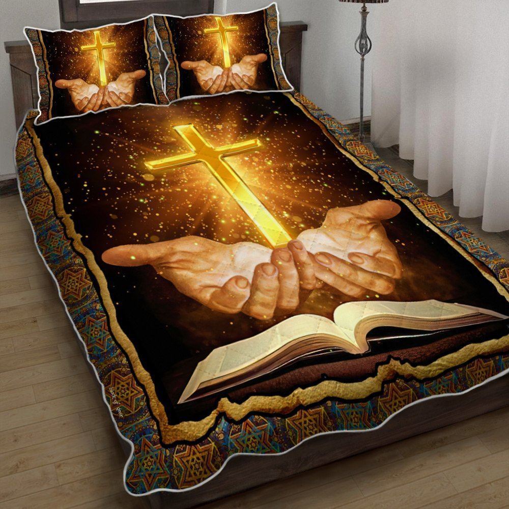 Jesus Bible Quilt Bedding Set