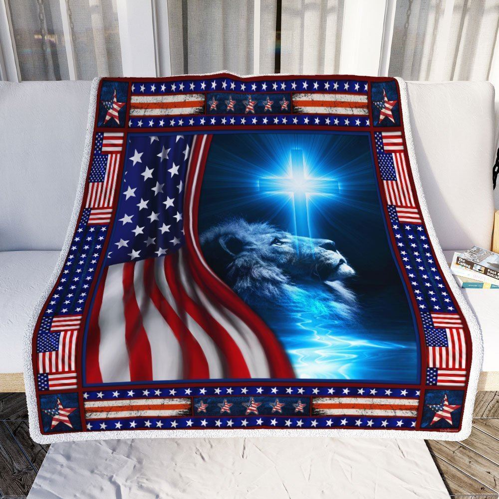 Jesus Lion Christian Sofa Throw Blanket