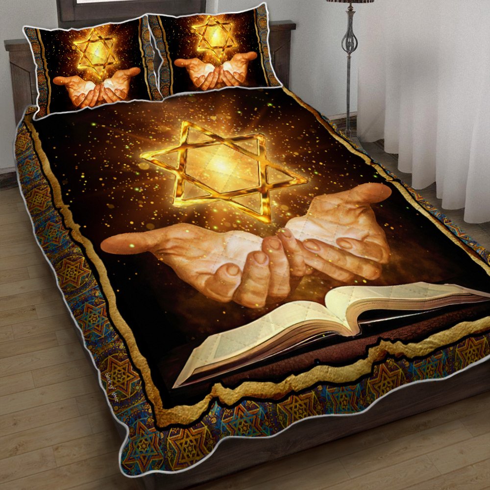 Jewish Bible Quilt Bedding Set