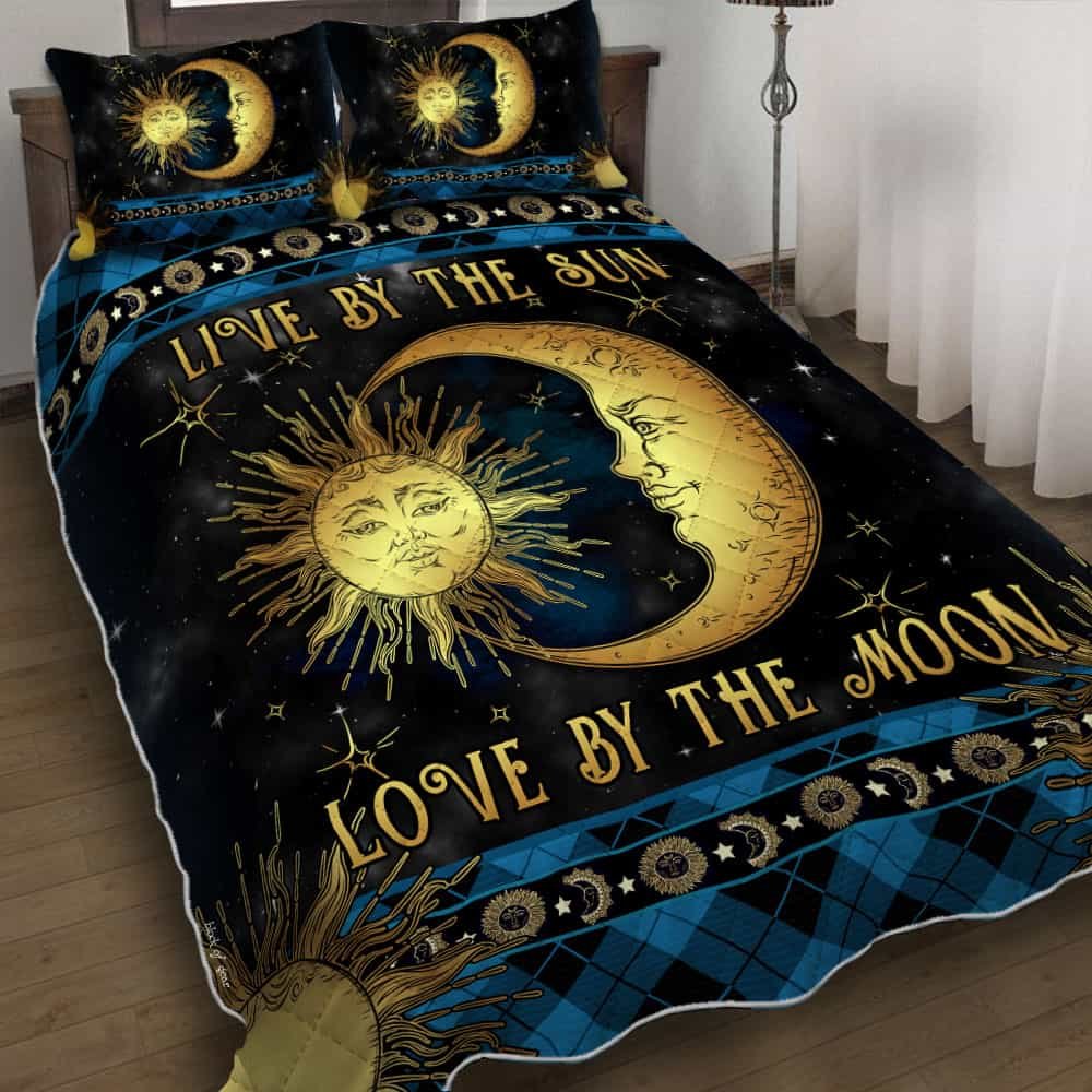 Live By The Sun Love By The Moon Quilt Bedding Set