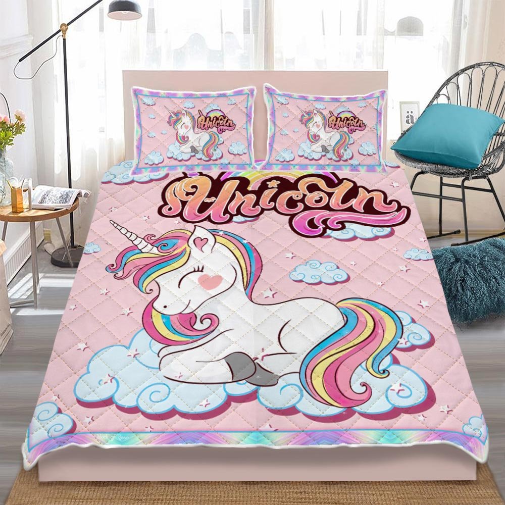 Magical Unicorn Bedding Quilt Bedding Set