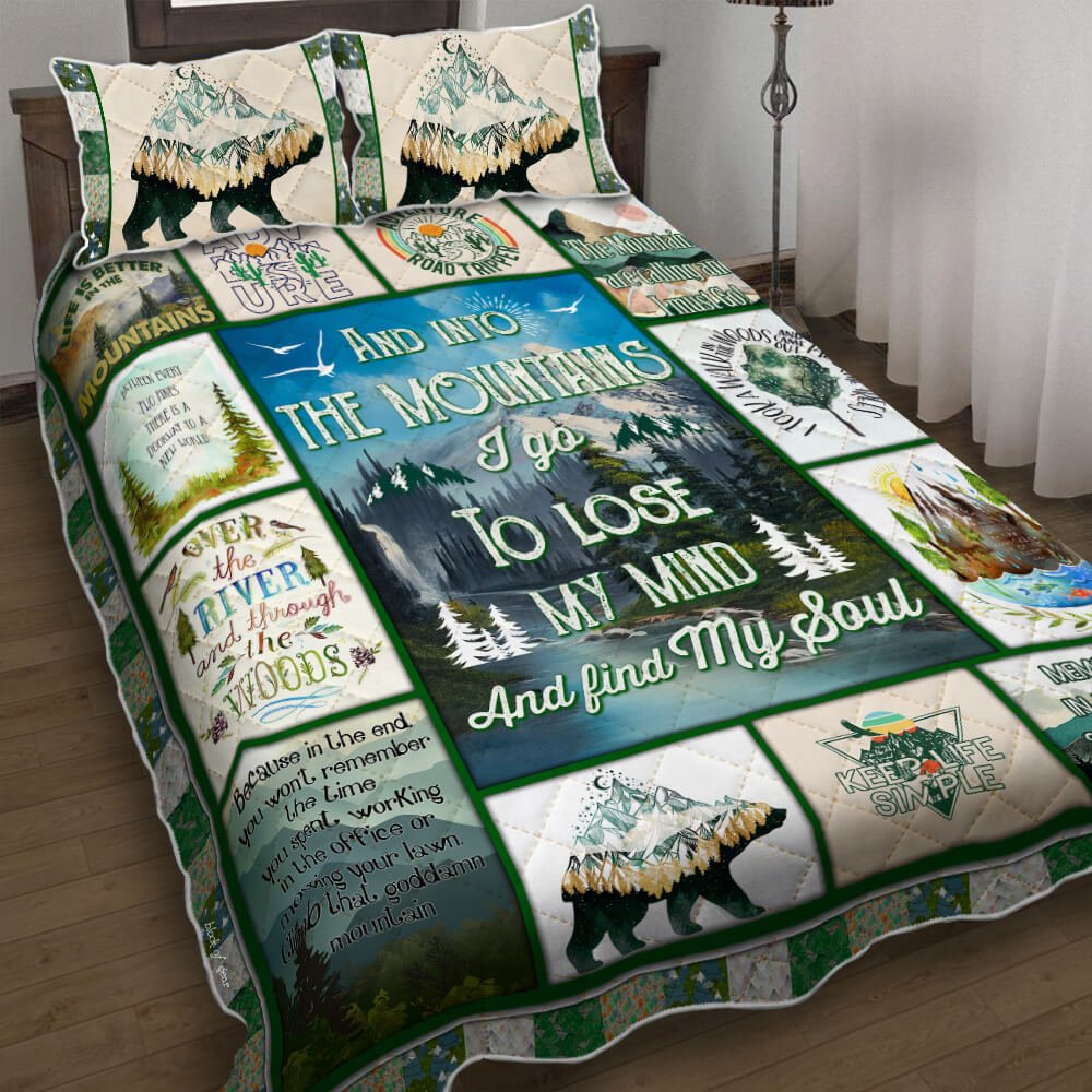 Mountains Calling Quilt Bedding Set