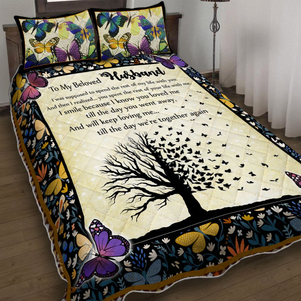 My Beloved Husband Quilt Bedding Set