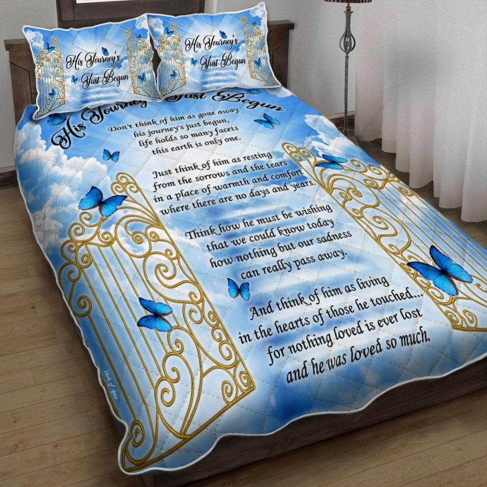 My Love In Heaven Quilt Bedding Set