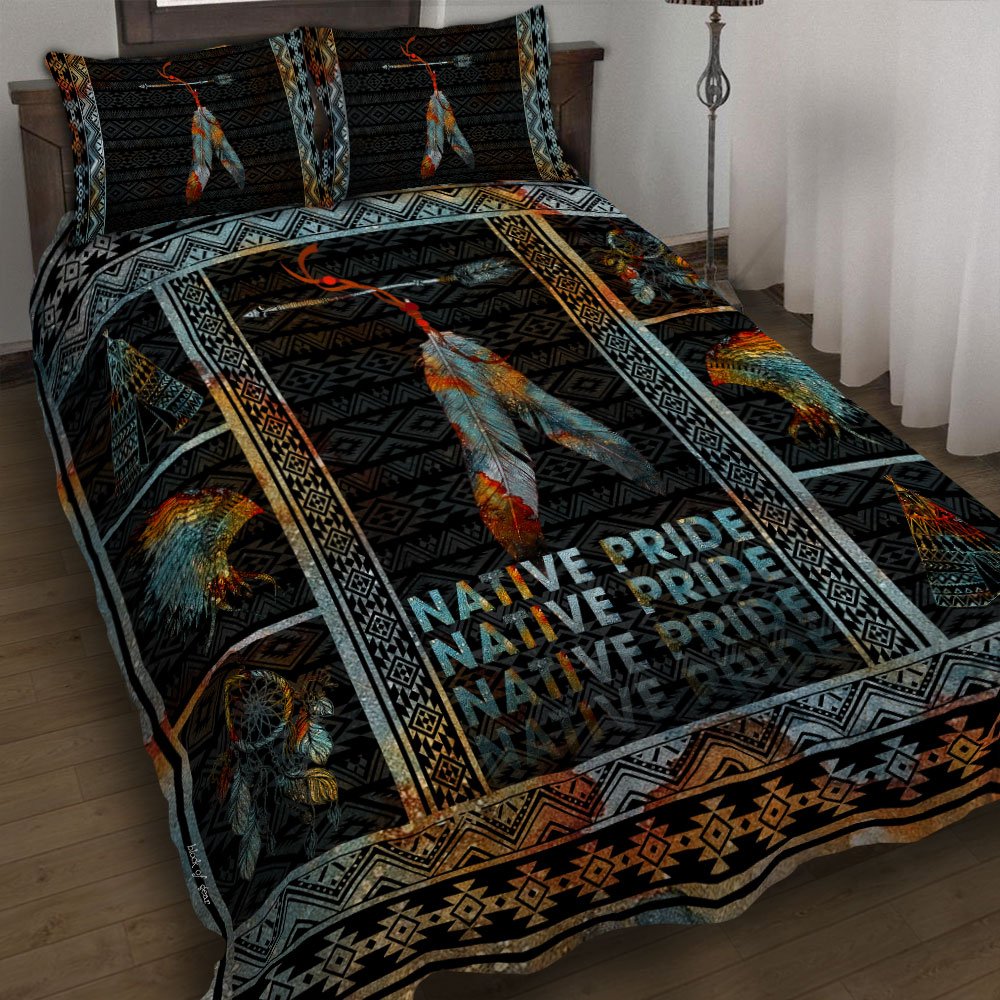 Native American Pride Native Pride Feather Quilt Bedding Set