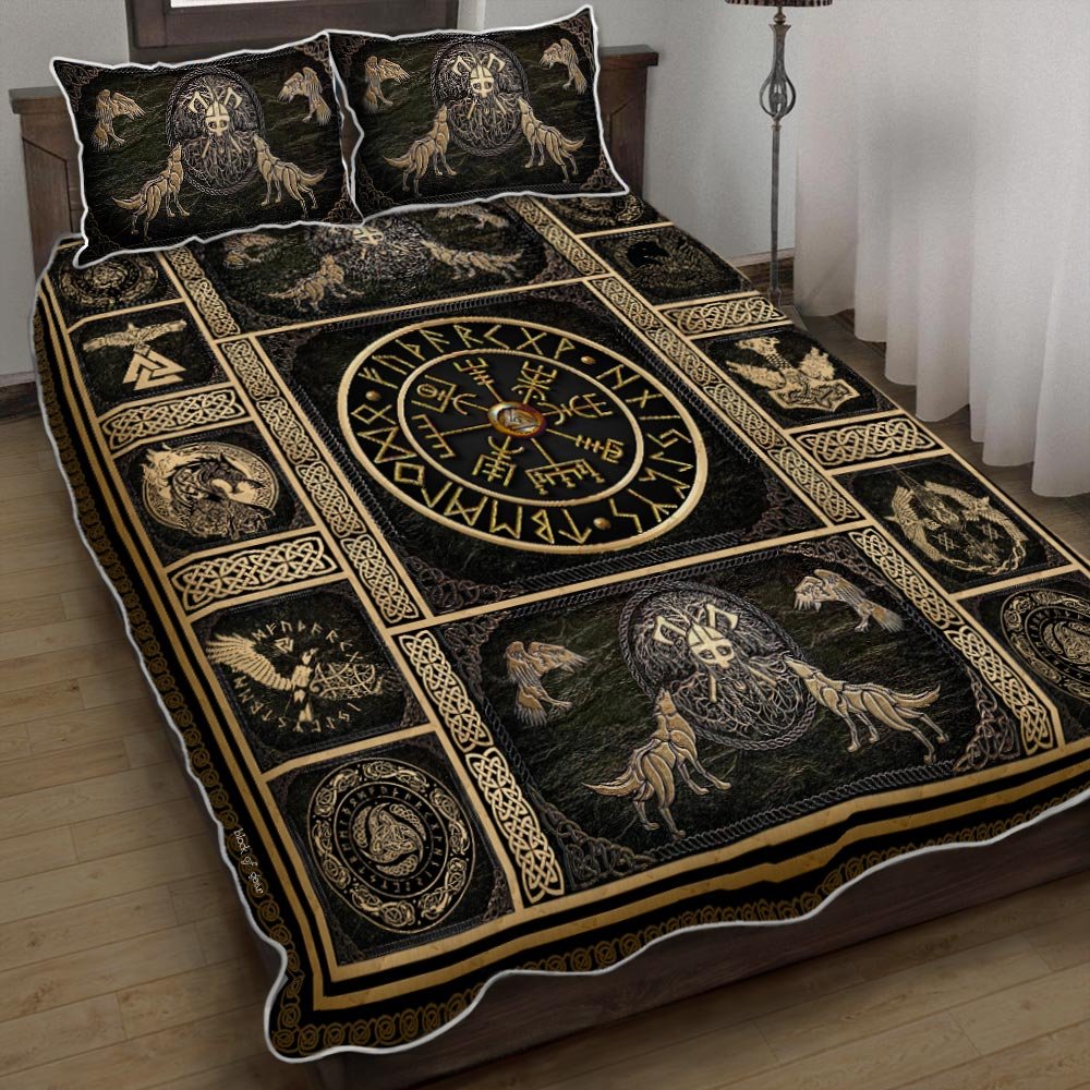 Norse Mythology Viking Quilt Bedding Set