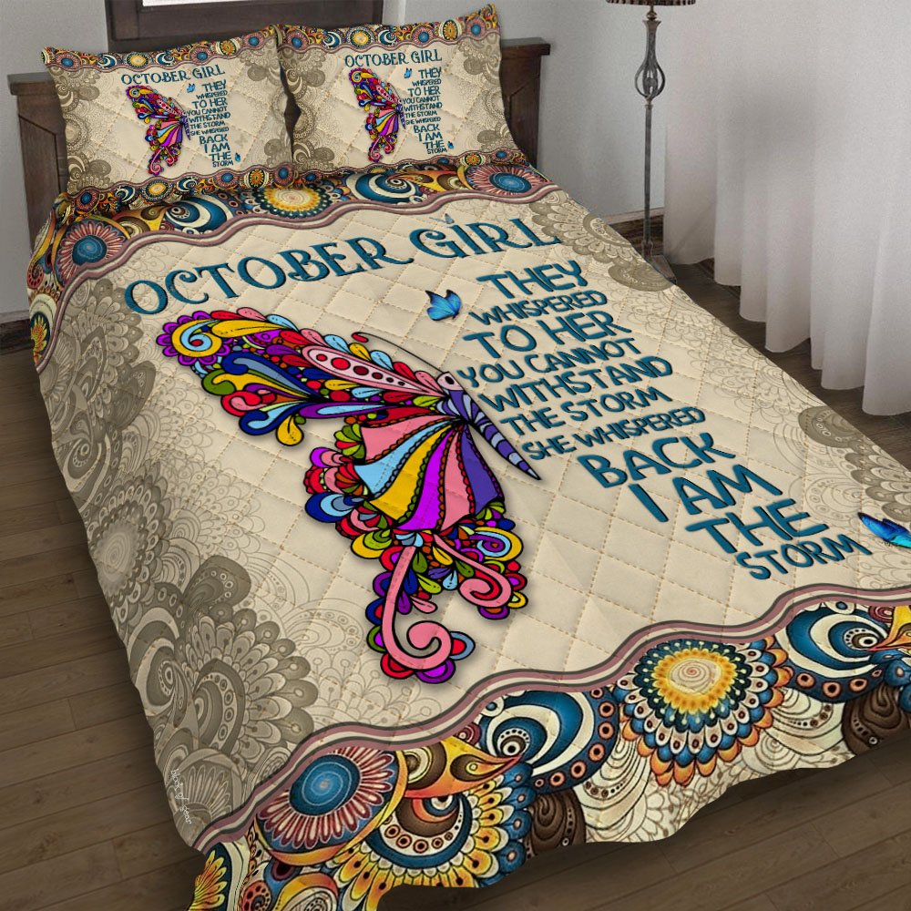 October Girl Quilt Bedding Set