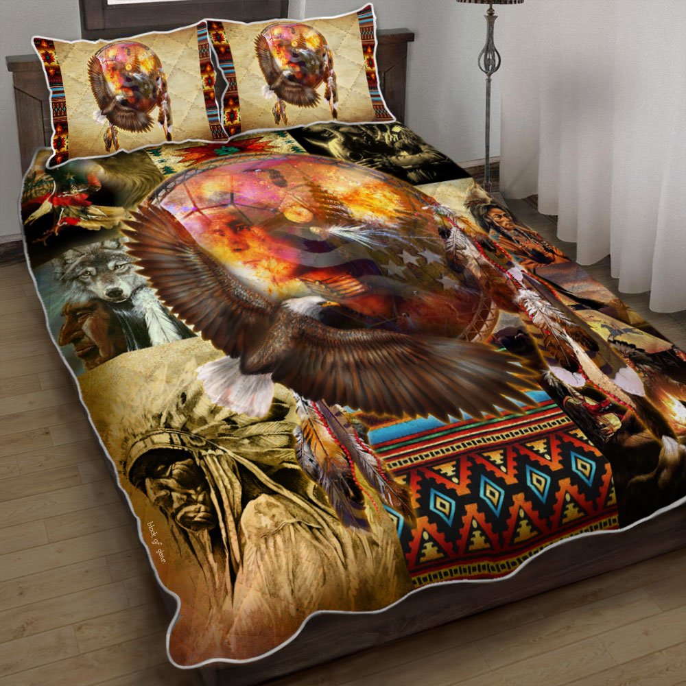 Proud Native American Quilt Bedding Set