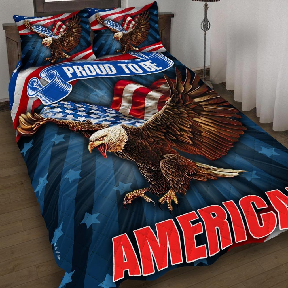 Proud To Be American Quilt Bedding Set