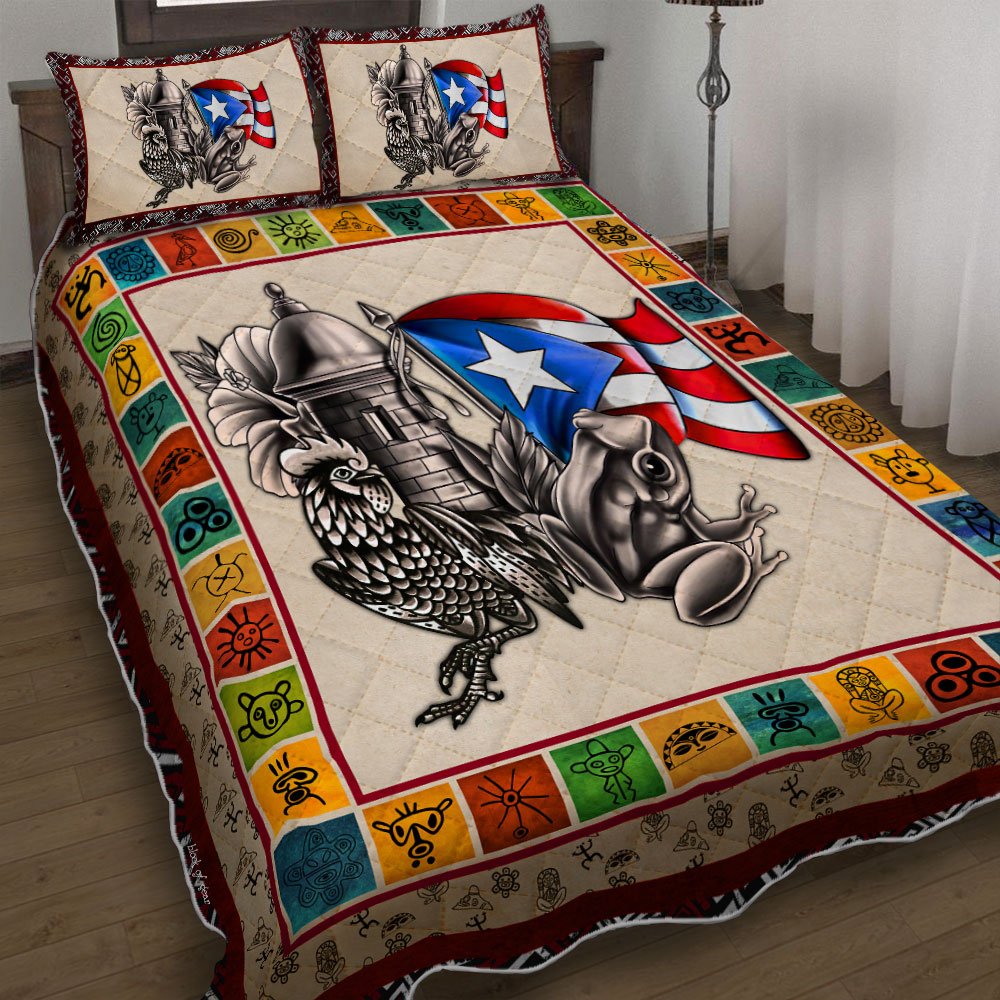 Puerto Rico Quilt Bedding Set-14i8p