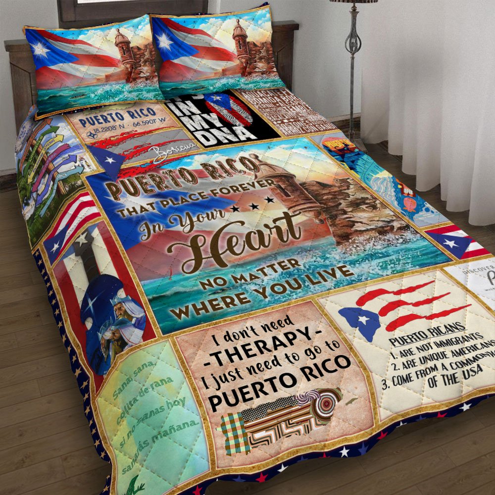 Puerto Rico Quilt Bedding Set