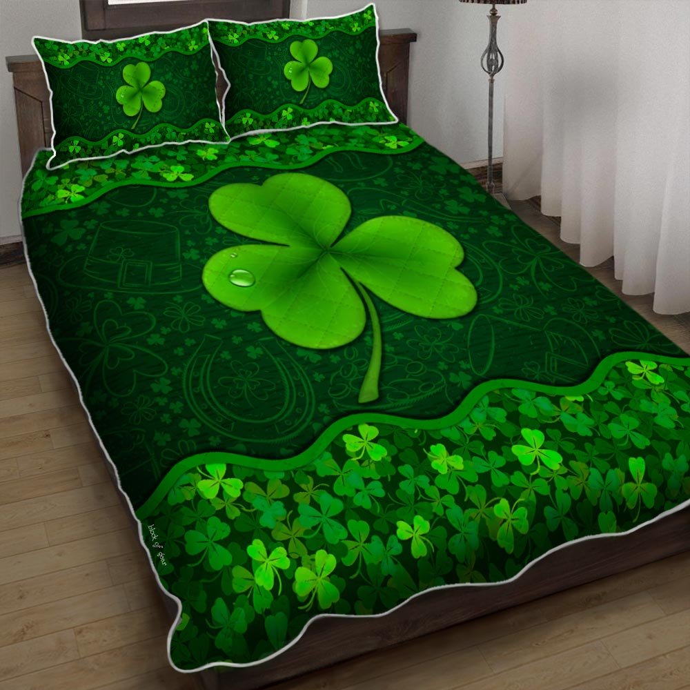 Shamrock Irish Quilt Bedding Set