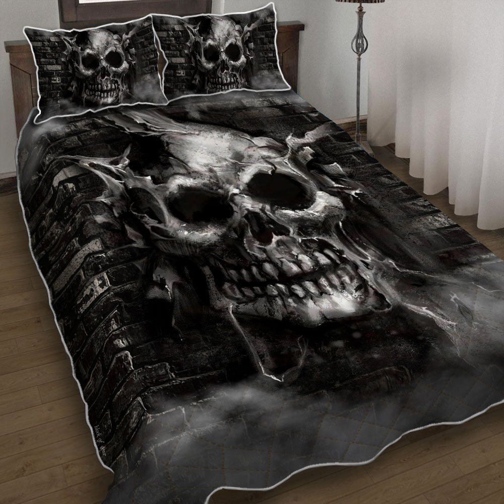 Skull Lovers Quilt Bedding Set