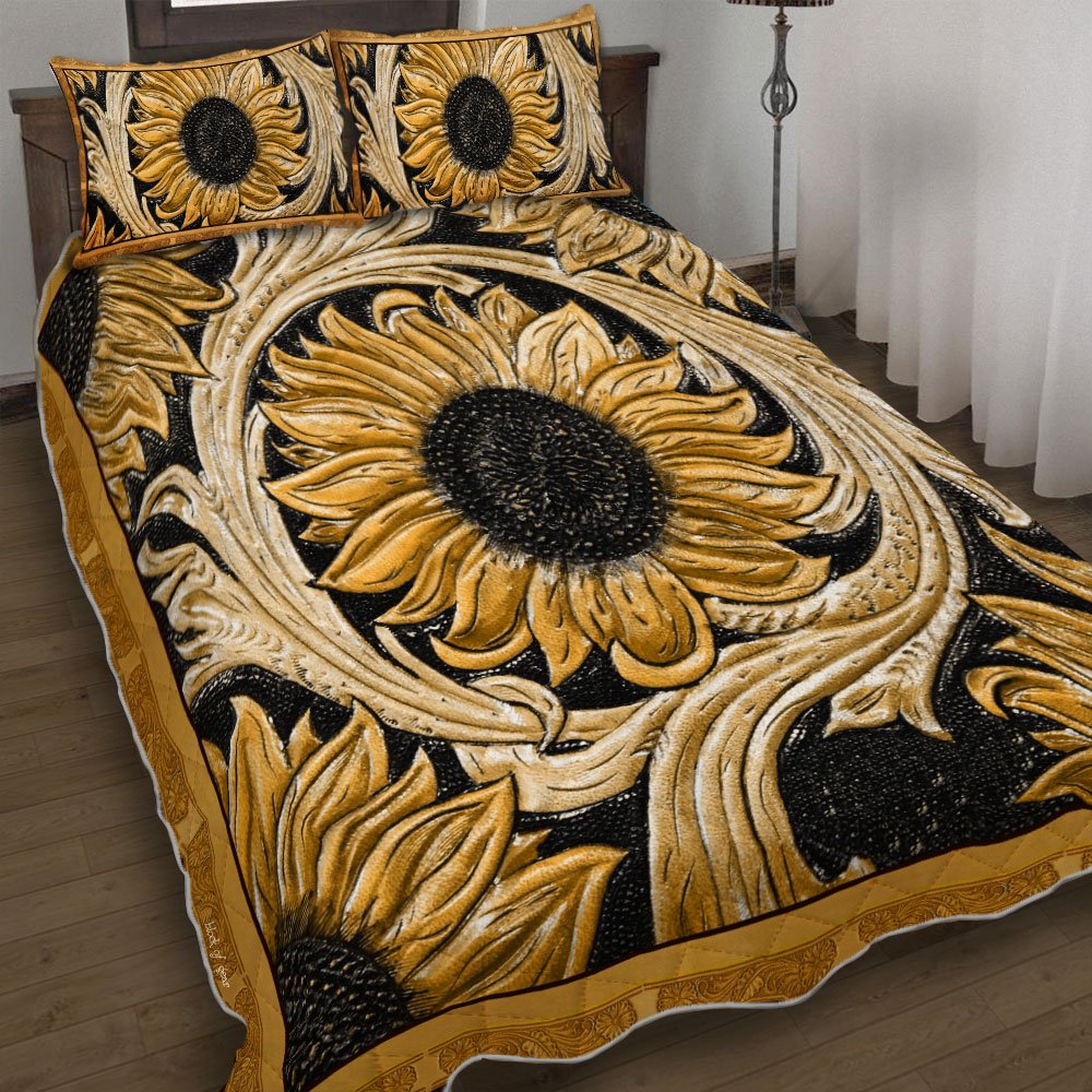 Sunflower Hippie Quilt Bedding Set