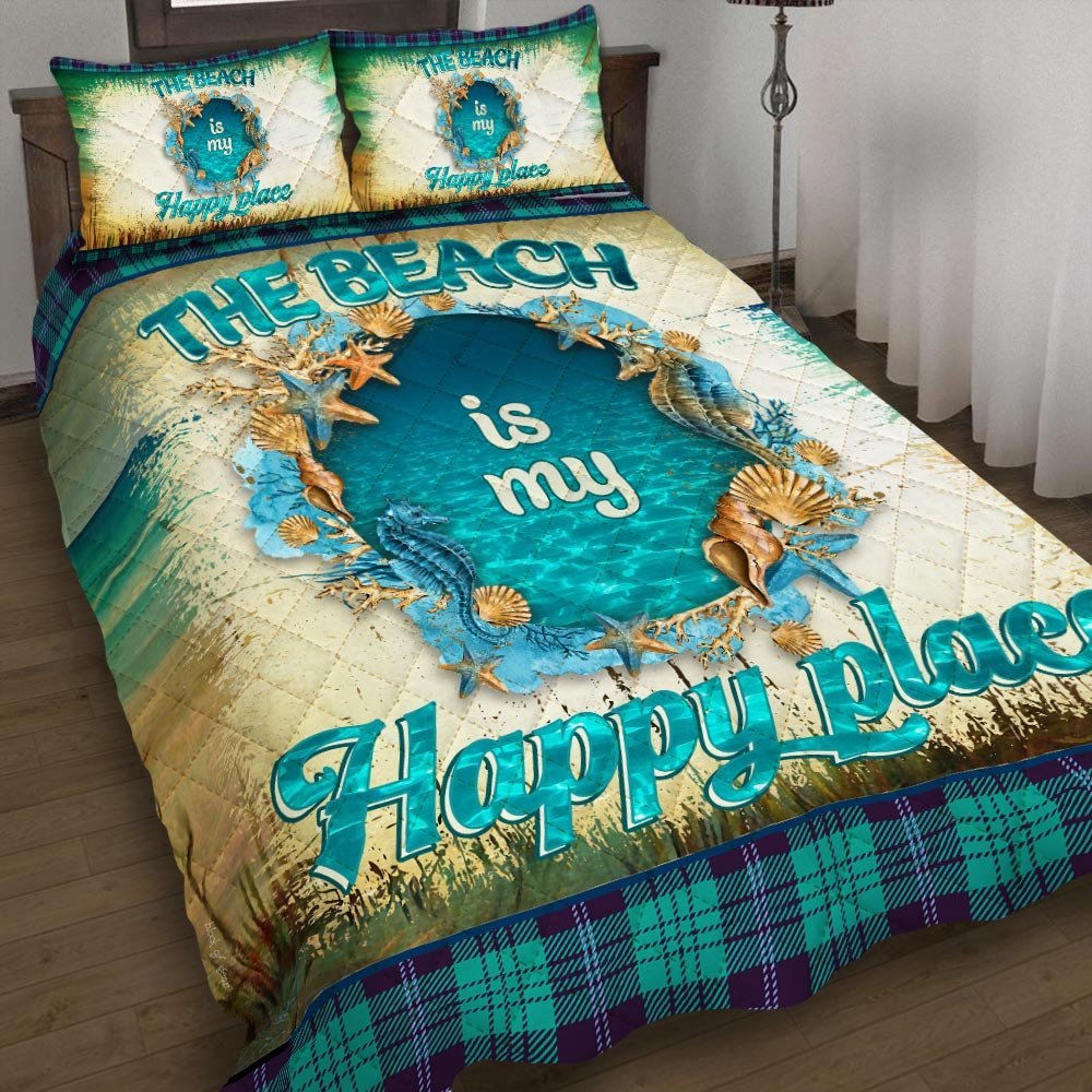 The Beach Is My Happy Place Quilt Bet Set