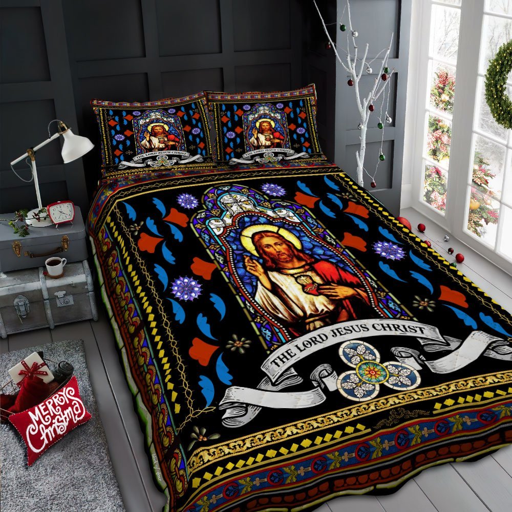 The Lord Jesus Christ Quilt Bedding Set