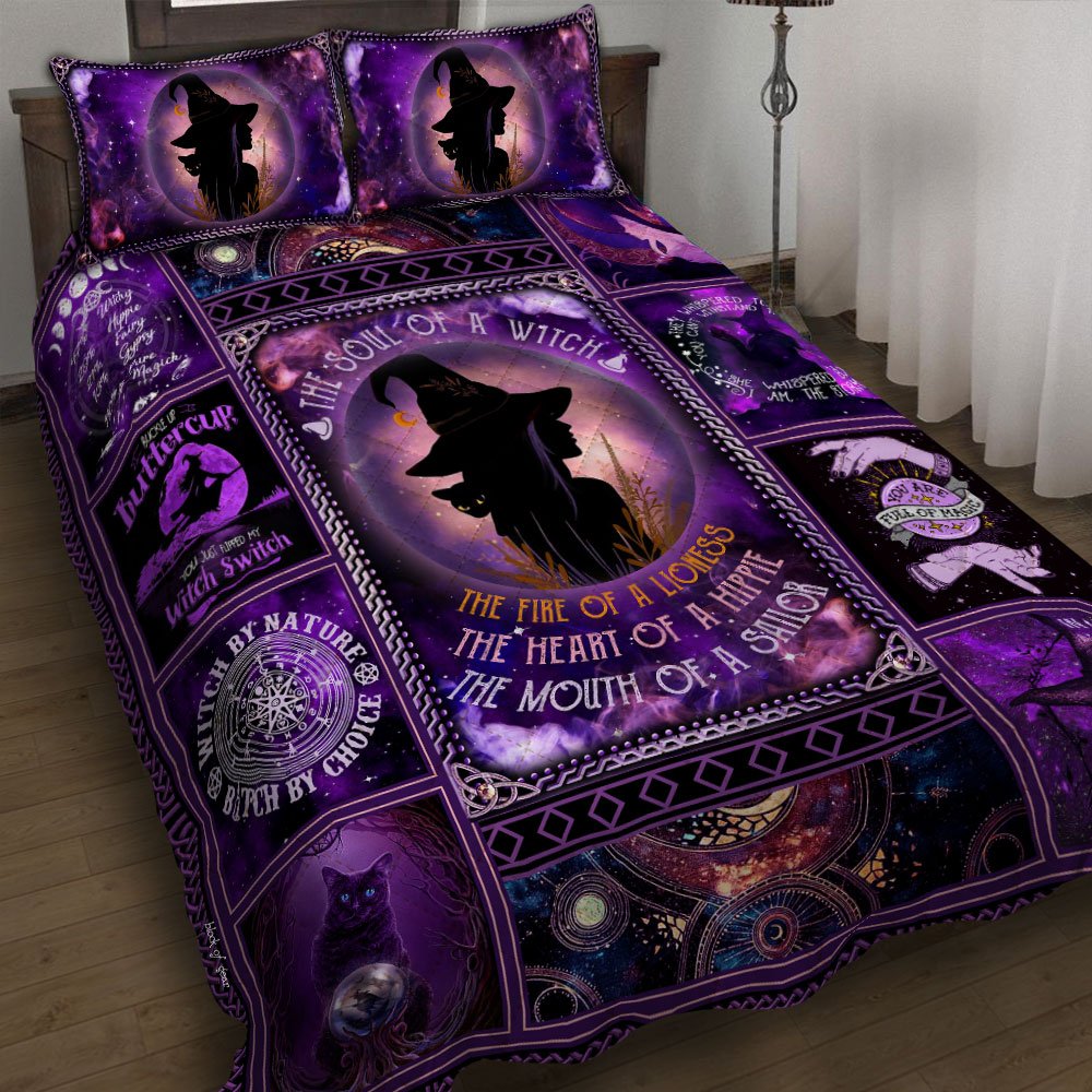 The Soul Of A Witch Quilt Bedding Set-ezoq1