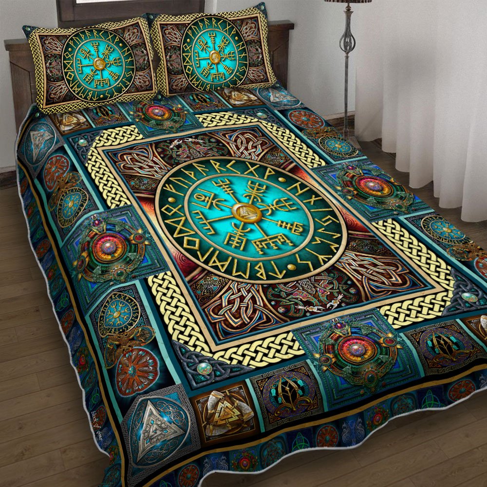 The Vegvisir Norse Mythology Quilt Bedding Set