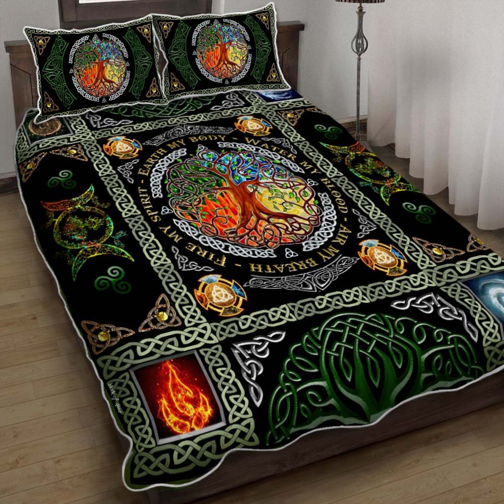 Tree Of Life Earth My Body Quilt Bedding Set